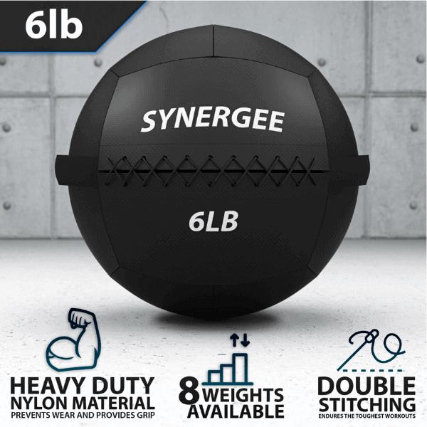 Synergee Wall Balls 6 lbs Features