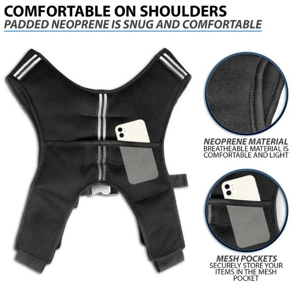 Synergee Weighted Vest 12 LB Comfort
