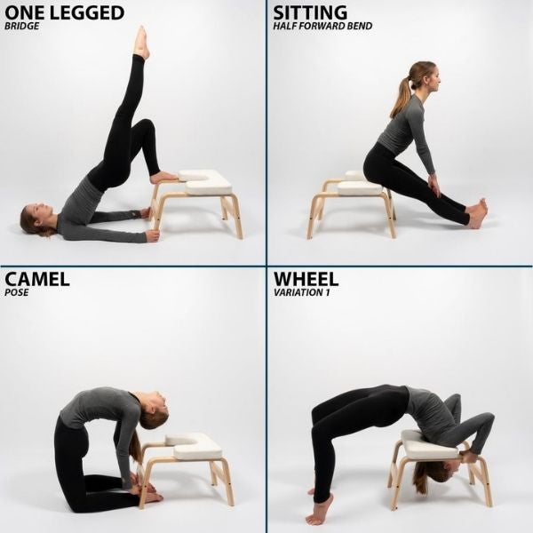 Synergee Yoga Chair White Exercise Elaboration