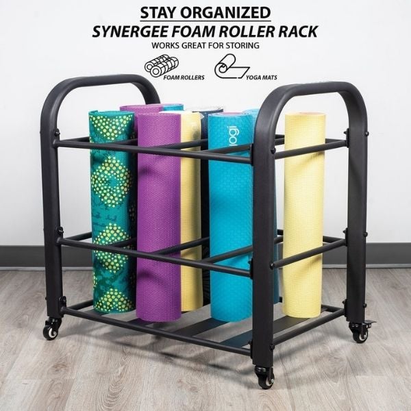 Synergee Yoga Mat Storage Roller Rack Product View