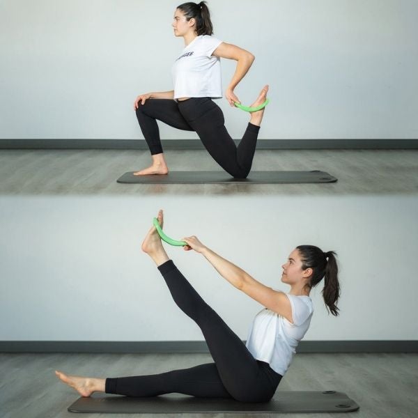 Synergee Yoga Rings Green Model Trainer Exsercise