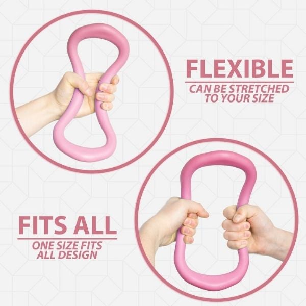 Synergee Yoga Rings Pink Design