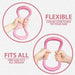 Synergee Yoga Rings Pink Design