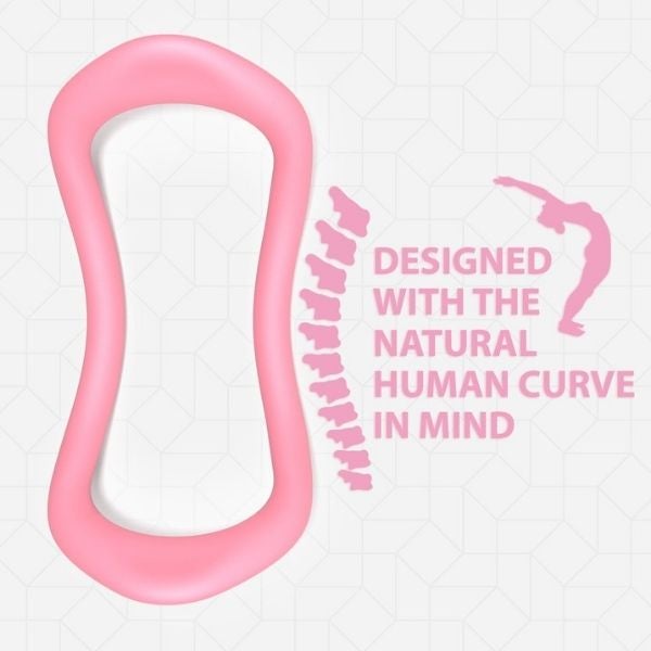 Synergee Yoga Rings Pink Dimensions