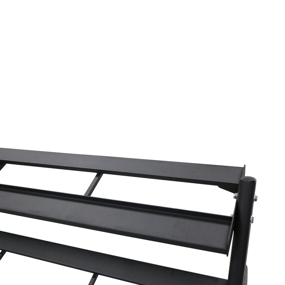 TKO 3-Tier Horizontal Dumbbell Rack 6250 Top Rack