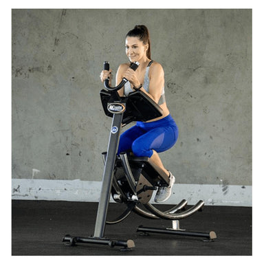 The Abs Company AB Coaster CS1500 Black with female model exercising