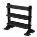 Torque 4 Ft (1.2 M) Universal Storage Rack in Black with 3 Shelves