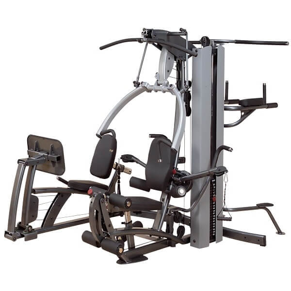 Body-Solid Fusion Leg Press Attachment FLP attached to the Home Gym