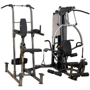 Body-Solid Fusion Weight-Assisted Dip & Pull-Up Station FCDWA attached to Home Gym
