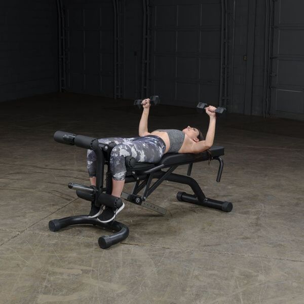 Incline bench discount with leg extension