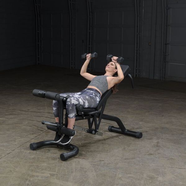 Body-Solid Olympic Leverage Exercise Bench With Leg Developer FID46 —  Competitors Outlet