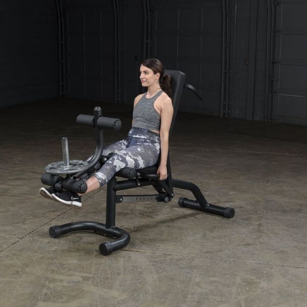 Body-Solid Olympic Leverage Exercise Bench With Leg Developer FID46 Seated Leg Extension