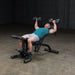 Body-Solid Olympic Leverage Exercise Bench With Leg Developer FID46 Wide Incline Press