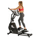 Circuit Zone Elliptical Trainer Machine with Heart Rate Monitoring SF-E3862 rear angle