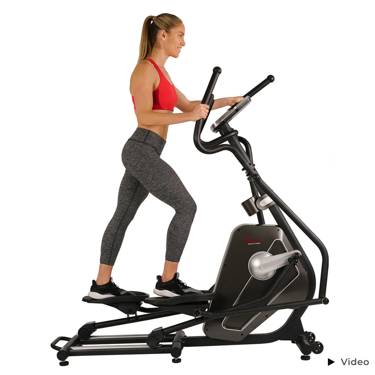 Circuit Zone Elliptical Trainer Machine with Heart Rate Monitoring SF-E3862 Stride
