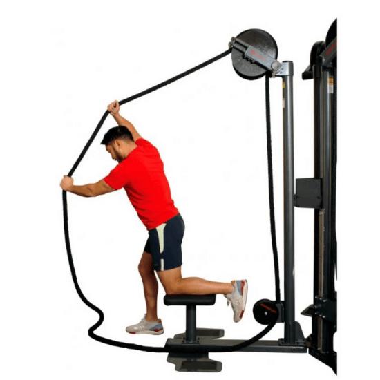 of the RX2500T Tri-Station Oryx Rope Pull Machine Overhead Pull