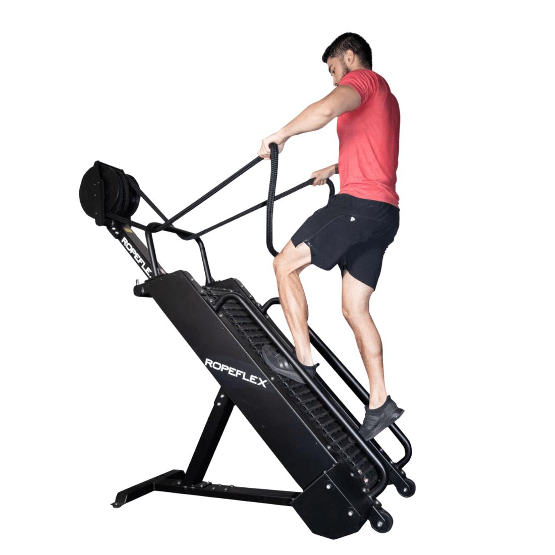 Ropeflex RX4400 Apex Rope Climbing Machine with Angled Resistance