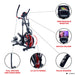 Stride with the Elliptical Machine Magnetic Fitness SF-E3865 with Device Holder, LCD Monitor and Heart Rate Monitoring Features