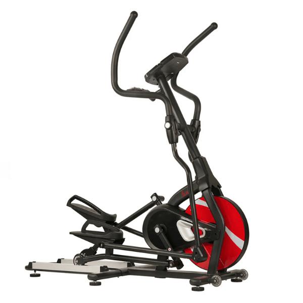 Stride with the Elliptical Machine Magnetic Fitness SF-E3865 with Device Holder, LCD Monitor and Heart Rate Monitoring